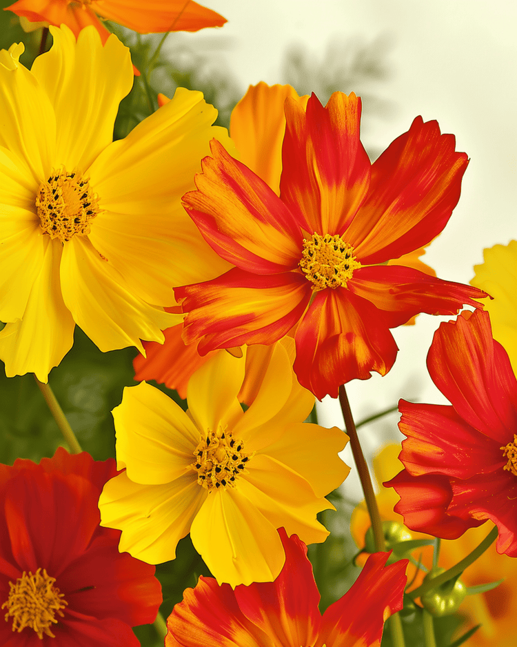 Cosmos (Cosmos bipinnatus) grown from seed — an easy flower for beginners