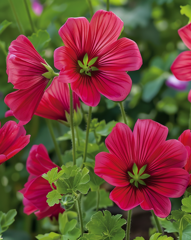 Red Queen zaden (Malope trifida) – eenjarige bloem