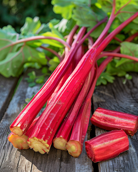 Rhubarb Seeds Rheum Rhabarbarum Perennial Vegetable