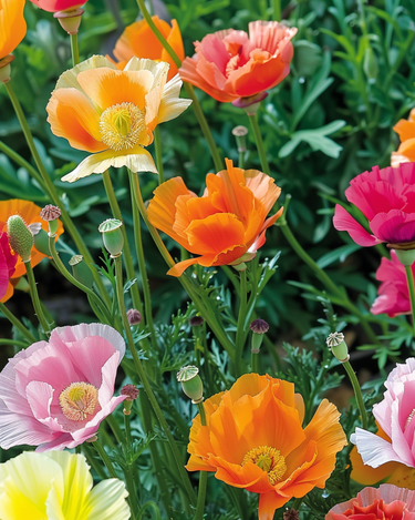 Graines Double Flowered Mix (Eschscholzia californica) – fleur annuelle