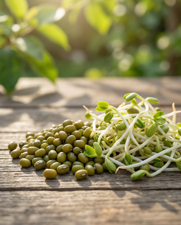 Mung Bean Sprouting 250g (Vigna radiata) – organic sprouting seeds from SeedsChoice