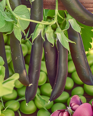 Graines de pois Ezethas Krombek Blauwschok (Pisum sativum) – légume annuel