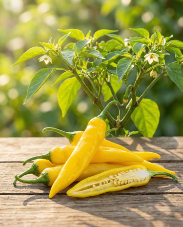 Hete peper Lemon Drop zaden (Capsicum baccatum) – groente