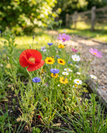 Graines de mélange de fleurs sauvages bord de route 25 m² – fleur annuelle